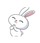 崩壊寸前の萌えウサギ（個別スタンプ：40）