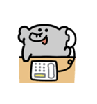 はたらくゾウの動くスタンプ（個別スタンプ：8）