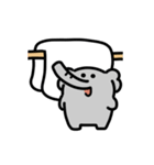 はたらくゾウの動くスタンプ（個別スタンプ：18）