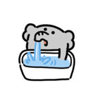 はたらくゾウの動くスタンプ（個別スタンプ：19）