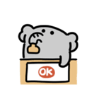 はたらくゾウの動くスタンプ（個別スタンプ：22）