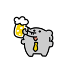 はたらくゾウの動くスタンプ（個別スタンプ：24）