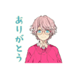 ゆめかわ男子の冬スタンプ（個別スタンプ：3）