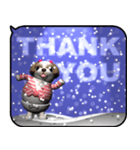 雪とシーズー2（ポップアップ）（個別スタンプ：2）