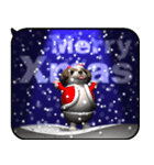 雪とシーズー2（ポップアップ）（個別スタンプ：4）