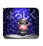 雪とシーズー2（ポップアップ）（個別スタンプ：12）