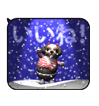 雪とシーズー2（ポップアップ）（個別スタンプ：15）