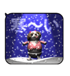 雪とシーズー2（ポップアップ）（個別スタンプ：23）