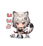 ふもふ注意報発令中（個別スタンプ：2）