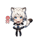 ふもふ注意報発令中（個別スタンプ：17）