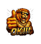 ファンキーライオン（個別スタンプ：22）