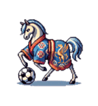 クールな馬のスタンプ(侍)（個別スタンプ：27）