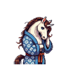 クールな馬のスタンプ(侍)（個別スタンプ：29）