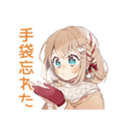 冬のあったかウェイトレス♡（個別スタンプ：8）