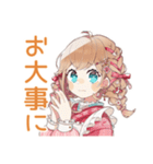 冬のあったかウェイトレス♡（個別スタンプ：40）