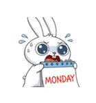 萌えウサギの苦しい仕事日記（個別スタンプ：17）