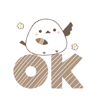 飛び出す！柴犬とシマエナガ 体調不良（個別スタンプ：2）