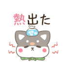 飛び出す！柴犬とシマエナガ 体調不良（個別スタンプ：5）