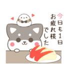 飛び出す！柴犬とシマエナガ 体調不良（個別スタンプ：7）