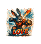 ストロングラビット（個別スタンプ：18）