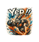 ストロングラビット（個別スタンプ：28）