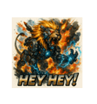 リーサル・ウェポンライオン（個別スタンプ：4）