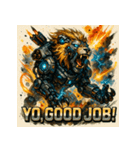 リーサル・ウェポンライオン（個別スタンプ：5）