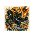 リーサル・ウェポンライオン（個別スタンプ：13）