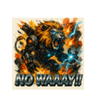 リーサル・ウェポンライオン（個別スタンプ：19）