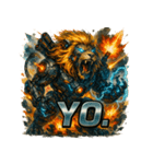 リーサル・ウェポンライオン（個別スタンプ：27）