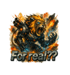 リーサル・ウェポンライオン（個別スタンプ：30）