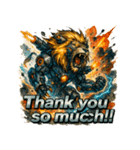 リーサル・ウェポンライオン（個別スタンプ：35）