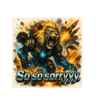 リーサル・ウェポンライオン（個別スタンプ：36）