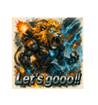 リーサル・ウェポンライオン（個別スタンプ：37）