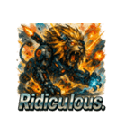 リーサル・ウェポンライオン（個別スタンプ：40）