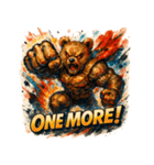 ストロングベア【水墨画風】（個別スタンプ：31）