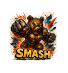 ストロングベア【水墨画風】（個別スタンプ：39）