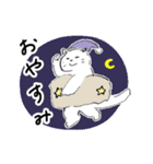 しろいねこのスタンプ  日常編（個別スタンプ：8）