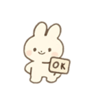 やんわりかわちぃしろうさちゃん♡日常返信（個別スタンプ：31）