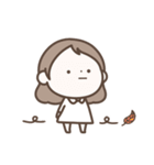 なんか癒されるスタンプ（おんなのこ）（個別スタンプ：25）