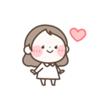 なんか癒されるスタンプ（おんなのこ）（個別スタンプ：26）
