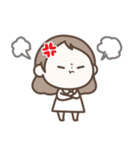なんか癒されるスタンプ（おんなのこ）（個別スタンプ：27）