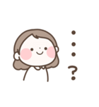 なんか癒されるスタンプ（おんなのこ）（個別スタンプ：31）