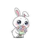 ときめくうさぎちゃん（個別スタンプ：7）