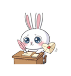 ときめくうさぎちゃん（個別スタンプ：9）