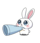 ときめくうさぎちゃん（個別スタンプ：10）