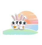 ときめくうさぎちゃん（個別スタンプ：19）