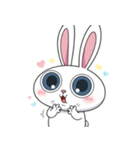 ときめくうさぎちゃん（個別スタンプ：21）