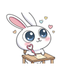 ときめくうさぎちゃん（個別スタンプ：25）