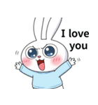 ときめくうさぎちゃん（個別スタンプ：34）